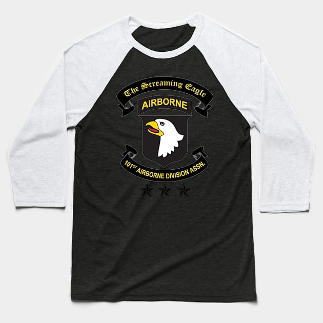 101st Airborne Division Shirt 101st Airborne Shirt Veteran Baseball T-Shirt by floridadori